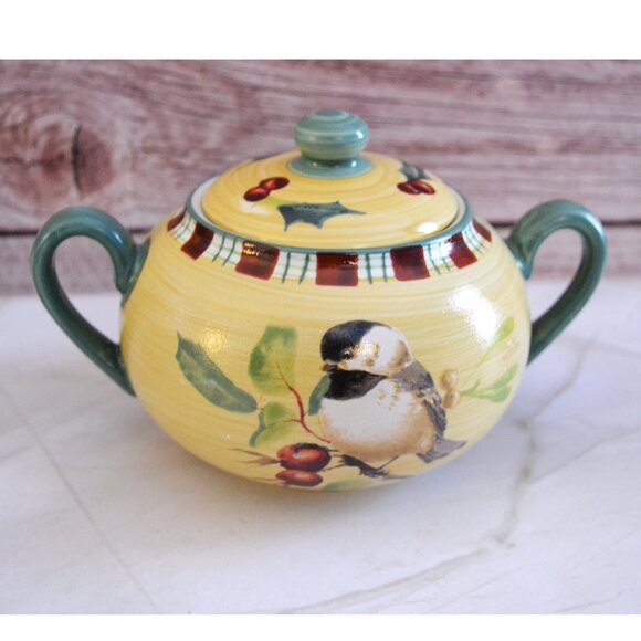 Lenox Winter Greetings Everyday Sugar Bowl And Creamer Christmas Decor - Picture 9 of 12